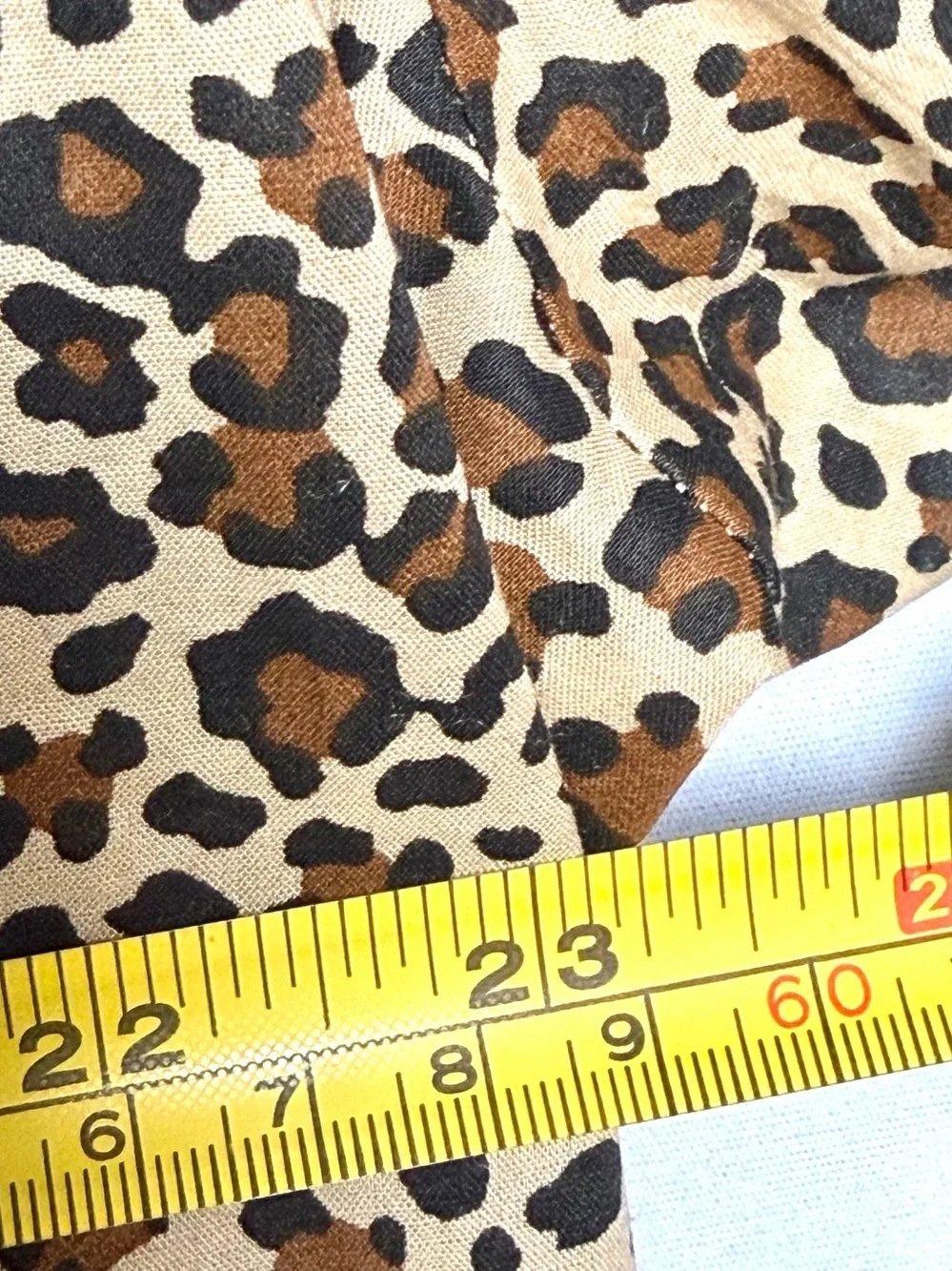J.Crew Leopard Print Popover Blouse Women 2X Long Sleeve Split Neck SP25 EUC